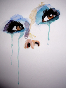 Az aquarell festmény frissességet áraszt
