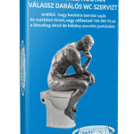 Darálós WC javítás
